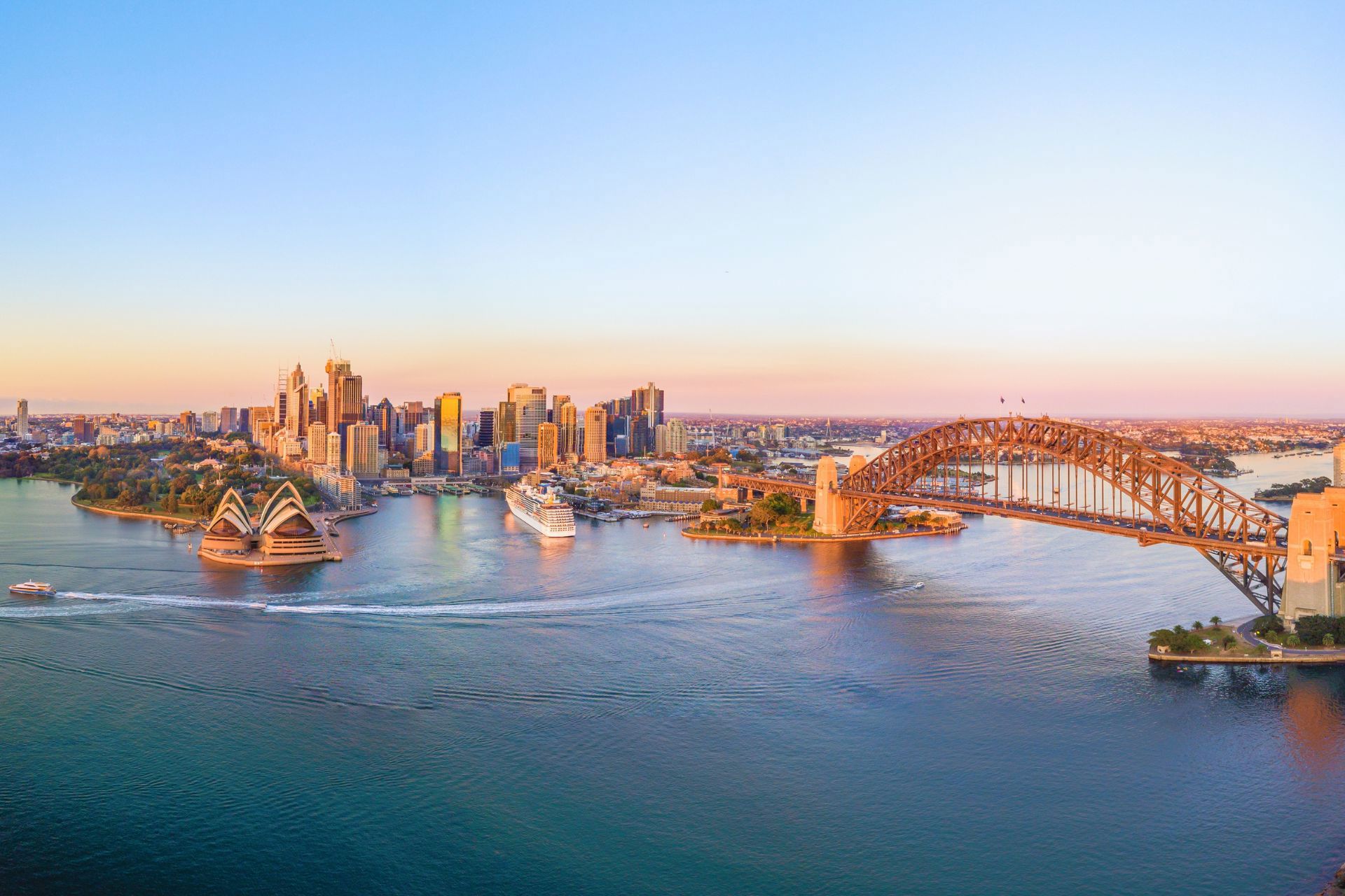 Sydney Skyline Harbour Bridge Australia