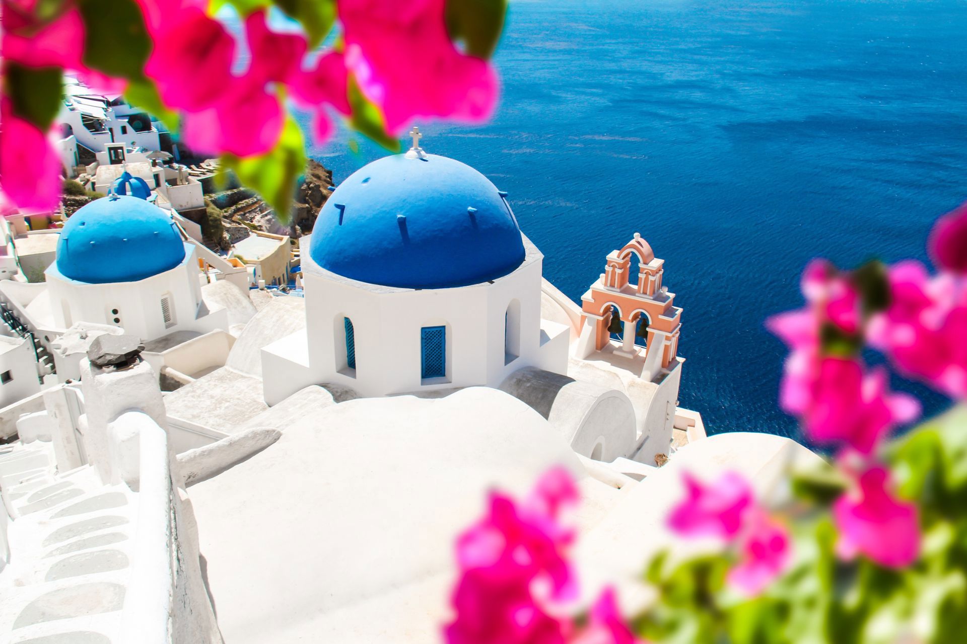 Europe Greece Domed Churches